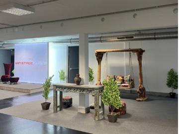 Innenansicht der Ausstellungsfläche