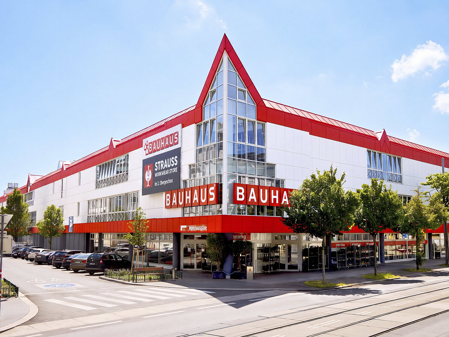 Die BAUHAUS Filiale heute Die BAUHAUS Filiale heute