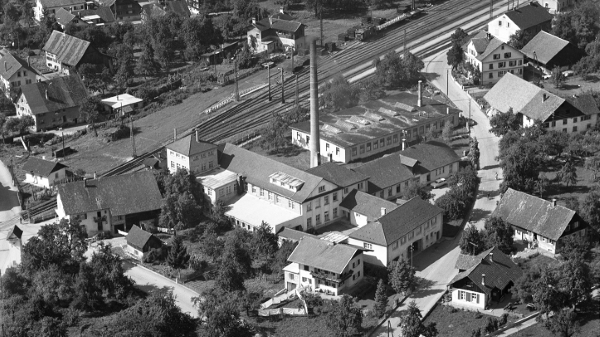 Luftbild der Seifenfabrik anno 1959
