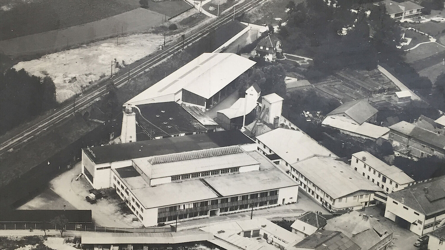 Foto der alten Joka Fabrikshalle
