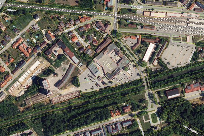 Übersicht über das Projektgebiet - Luftbild