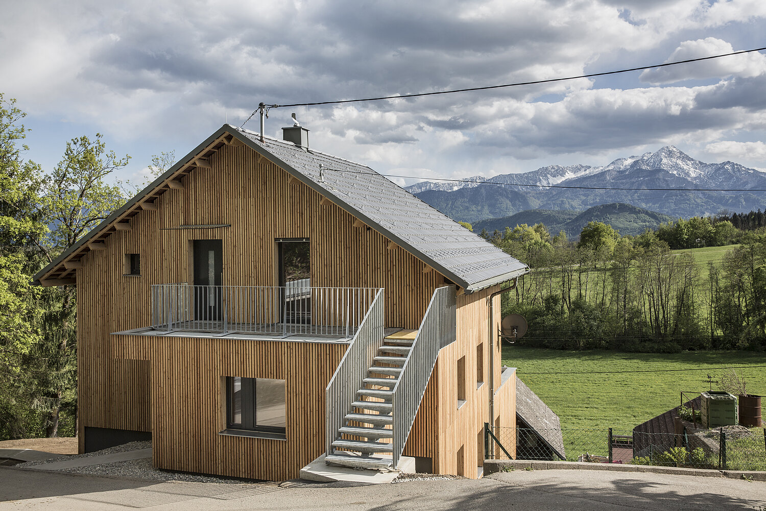 Außenansicht des Hauses nach dem Umbau Außenansicht des Hauses nach dem Umbau
