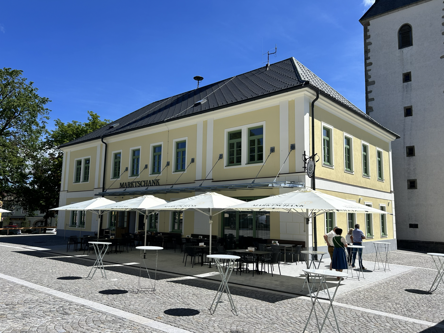 Das Gebäude nach dem Umbau