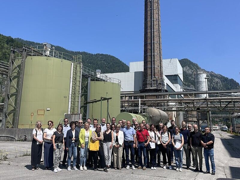 Gruppenfoto ehemaliges Solvay Areal 