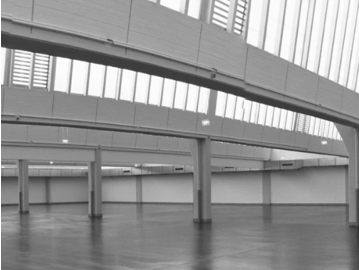 Innenansicht der Ausstellungsfläche