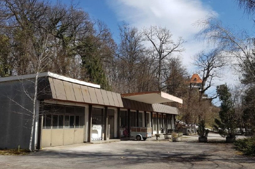 Foto aufgelassene Tankstelle