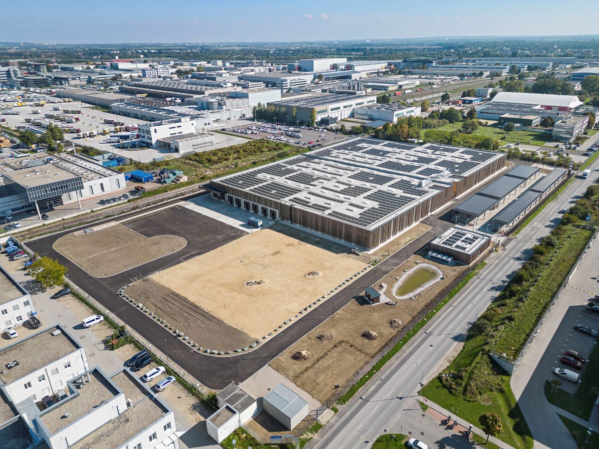 Außenansicht des Areals nach dem Umbau